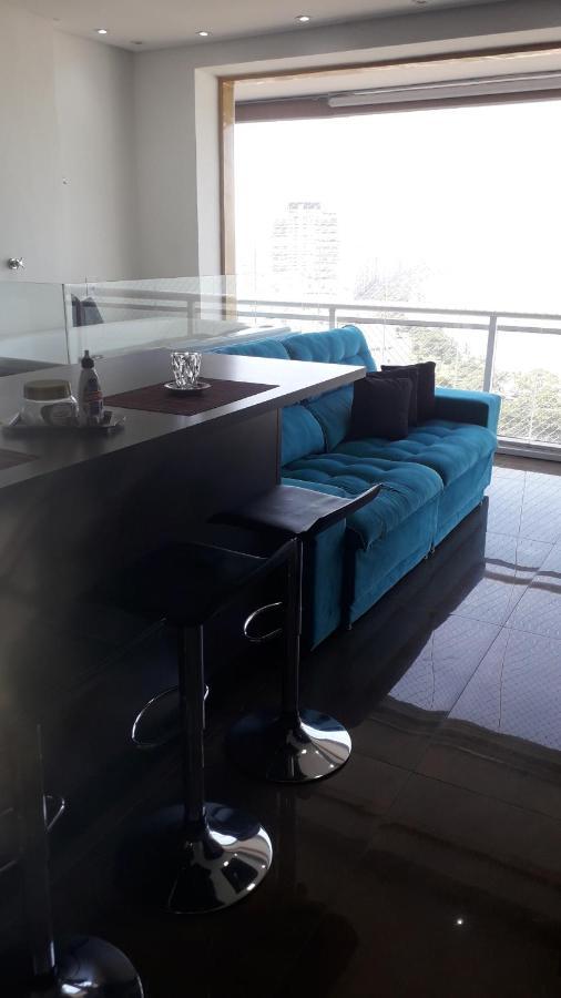 Maravilhoso Apto Vista Mar Jacuzzi Wi Fi Pe Areia Santos  Exterior photo