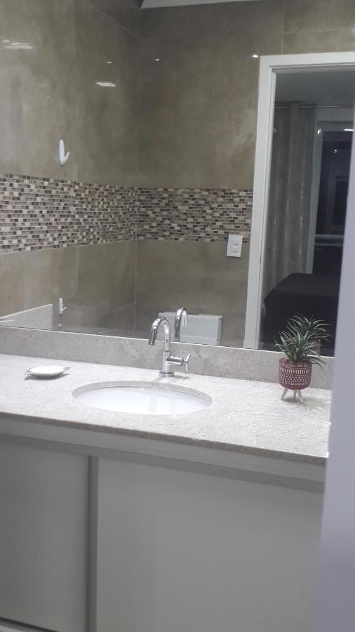 Maravilhoso Apto Vista Mar Jacuzzi Wi Fi Pe Areia Santos  Exterior photo