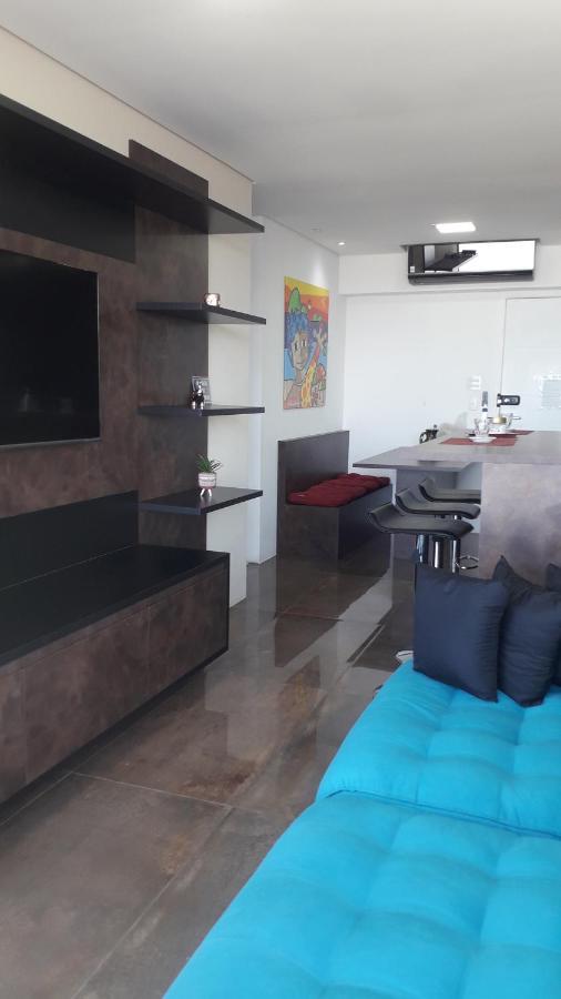 Maravilhoso Apto Vista Mar Jacuzzi Wi Fi Pe Areia Santos  Exterior photo