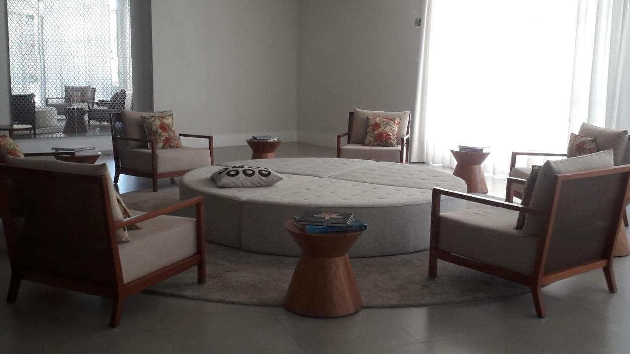 Maravilhoso Apto Vista Mar Jacuzzi Wi Fi Pe Areia Santos  Exterior photo