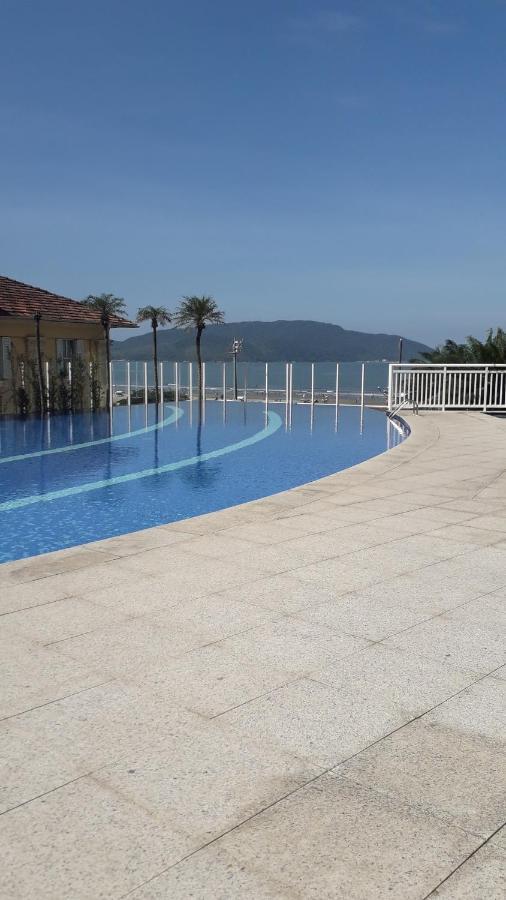 Maravilhoso Apto Vista Mar Jacuzzi Wi Fi Pe Areia Santos  Exterior photo