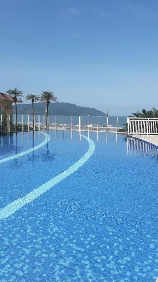Maravilhoso Apto Vista Mar Jacuzzi Wi Fi Pe Areia Santos  Exterior photo