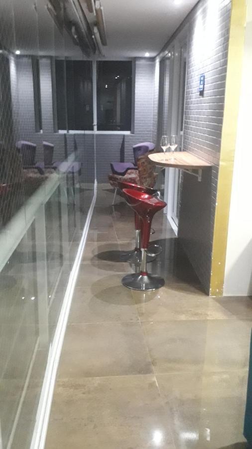 Maravilhoso Apto Vista Mar Jacuzzi Wi Fi Pe Areia Santos  Exterior photo